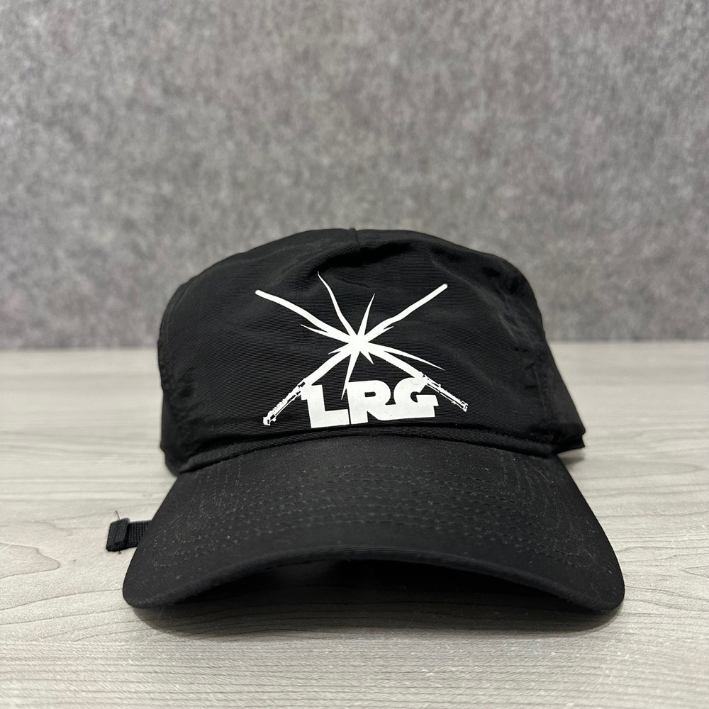 LRG Star Wars Mens Black Nylon Strapback Hat True Heads OSFM‎ Adjustable Cap